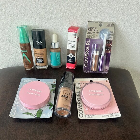 8 piece DRUG STORE Makeup for DARK Skin Tones New - Picture 1 of 13